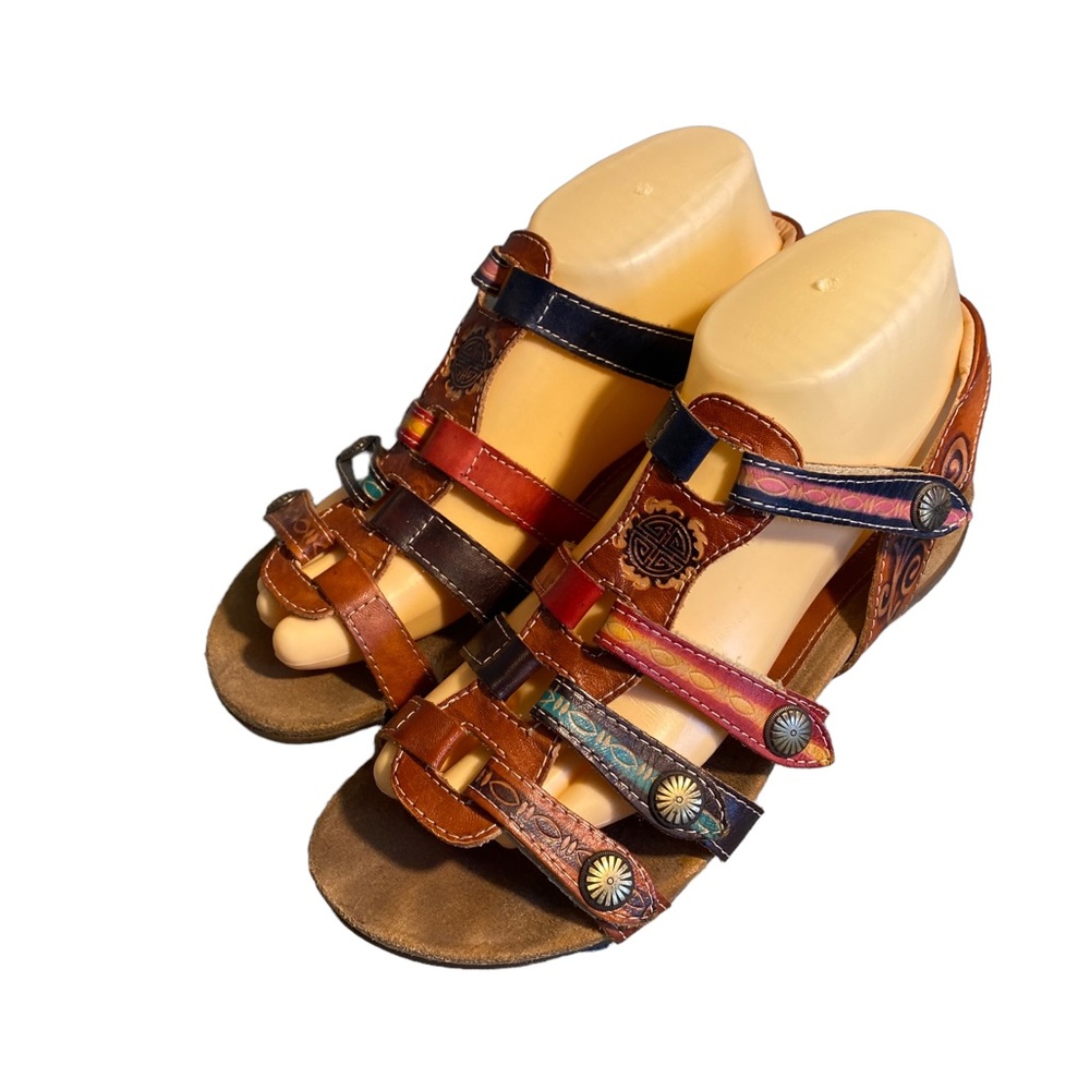 Springstep L’artiste Gipsy Leather Sandals size 8.5 or 39 flats